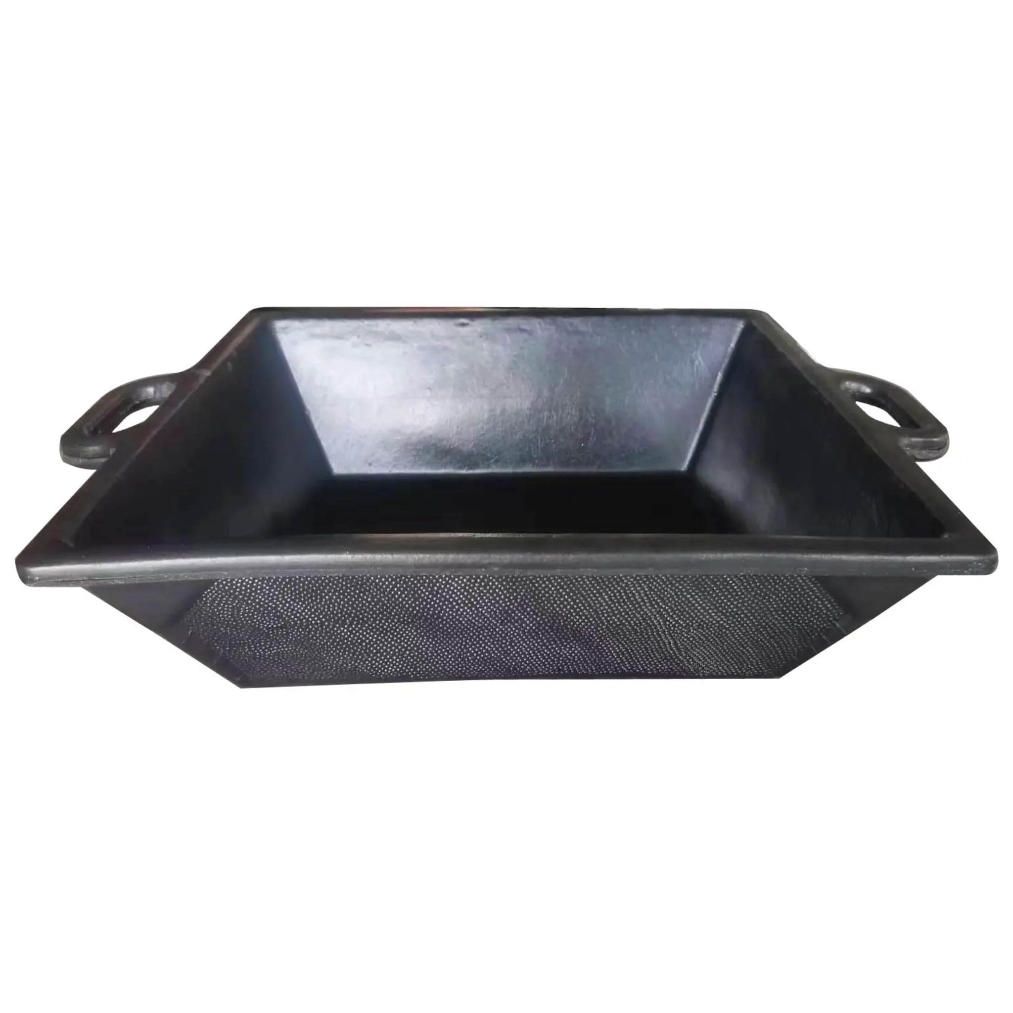 Bricoloco Gaveta de caucho de albañil 470x430x150 mm capacidad 15 litros – Caldereta goma para obra y reformas. (10)
