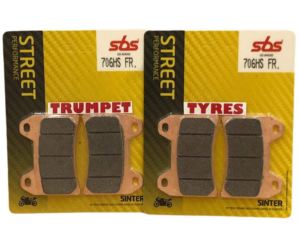 SBS Front Brake Pads Ducati 696 Monster 2008 2009 2010 2011 2012 Street Sinter