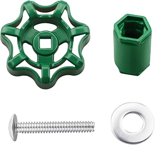 Zivceng Outdoor Faucet Handle Replacement for Danco 10006 - Rust-Resistant Cast Iron Spigot Knob, 0.26'' Square Stem Fit