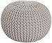 Produktbild ANTARRIS Sitzhocker Sitzpuff Bodenkissen Ø 55 cm ver. Farben Baumwolle beige