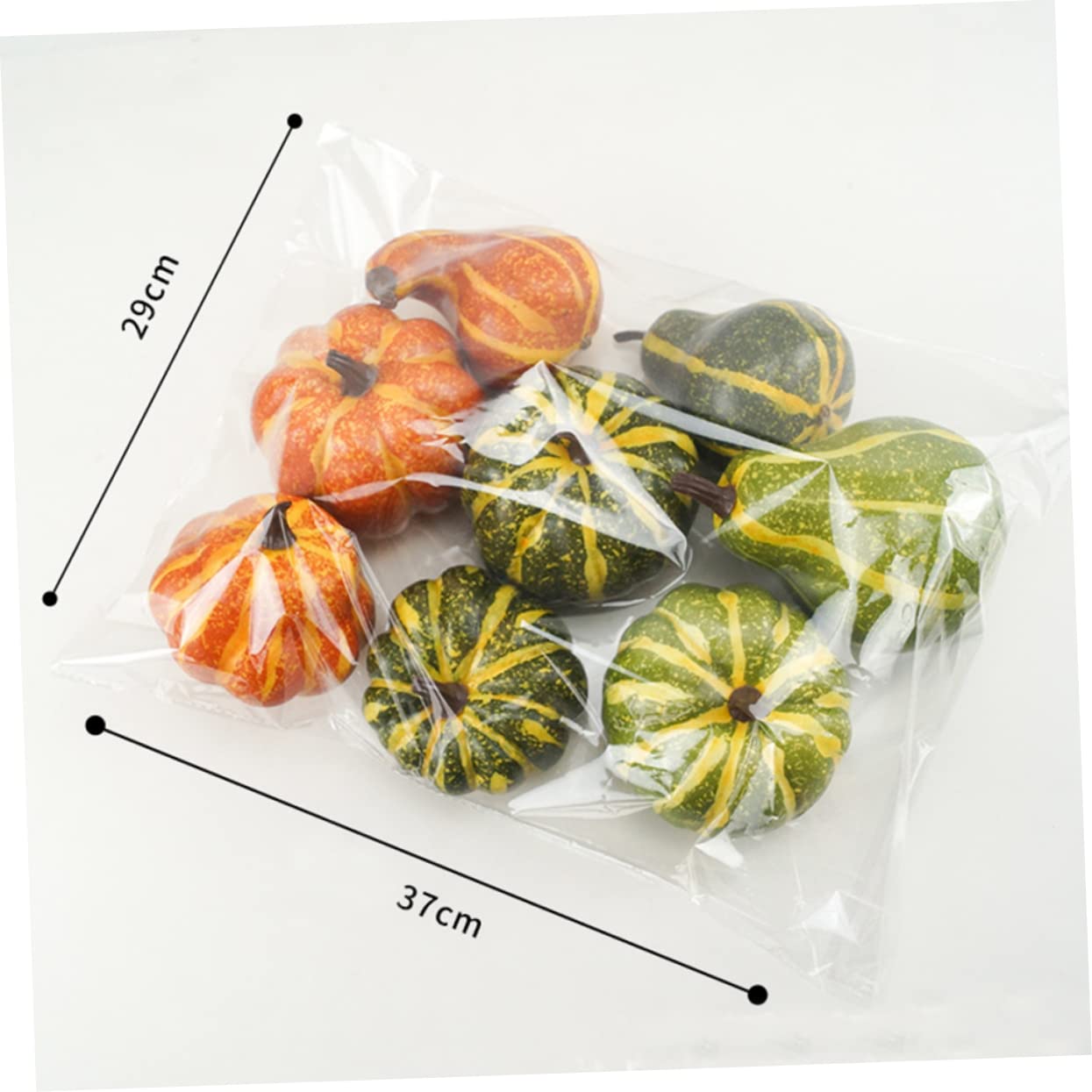 Abaodam 16 STK Kürbis- Halloween-kürbis Realistisch Faux Eicheln Ornamente Schaumkürbis Künstliches Halloween-gemüse Gefälschtes Gemüse Herbstdeko Modell Gefälschter Kürbis