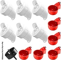 Vista 1 de Chicken Feeder No Waste Automatic Poultry Feeder Ports Chicken Feeders and Waterer Set DIY Chicken Feeders Kit