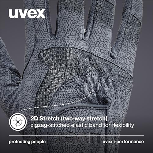 Foto von uvex i-Performance 2 - Flexibler Reithandschuh für Damen und Herren - strapazierfähig - optimale Belüftung - Blue - 8