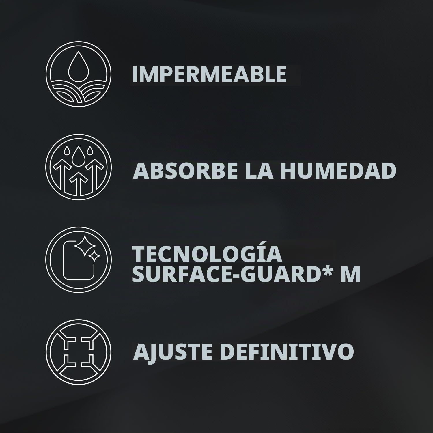 Tempur-Pedic, TEMPUR-Protect, Protector de colchón Impermeable, Doble, Blanco