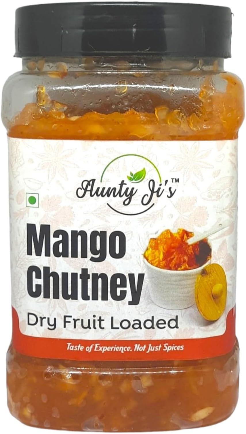 Aunty Ji's Dry Fruit Loaded Mango Chutney or Chunda | Distinctive & Must-Have Home Made Aam ki Chutney 1Kg | Eat With Parathas The Day You Find Everything Else Seems Boring Or Otherwise With Anything Or Any Meal Of The Day
