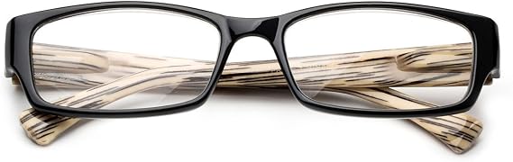 Newbee Fashion - Muir Slim Squared Spring Hinges Fashion Clear Lens Glasses