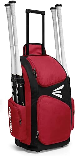 Vista 12 de Easton TRAVELER STAND-UP Bolsa de equipo con ruedas Béisbol y Softbol Varios colores Negro