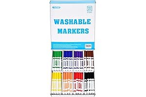 Washable Markers Bulk Pack,8 Count for Kids Ages 4-8