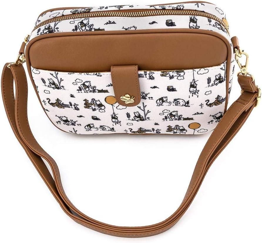 Loungefly Disney Winnie The Pooh Line Drawing Crossbody Bag Purse - Image 3