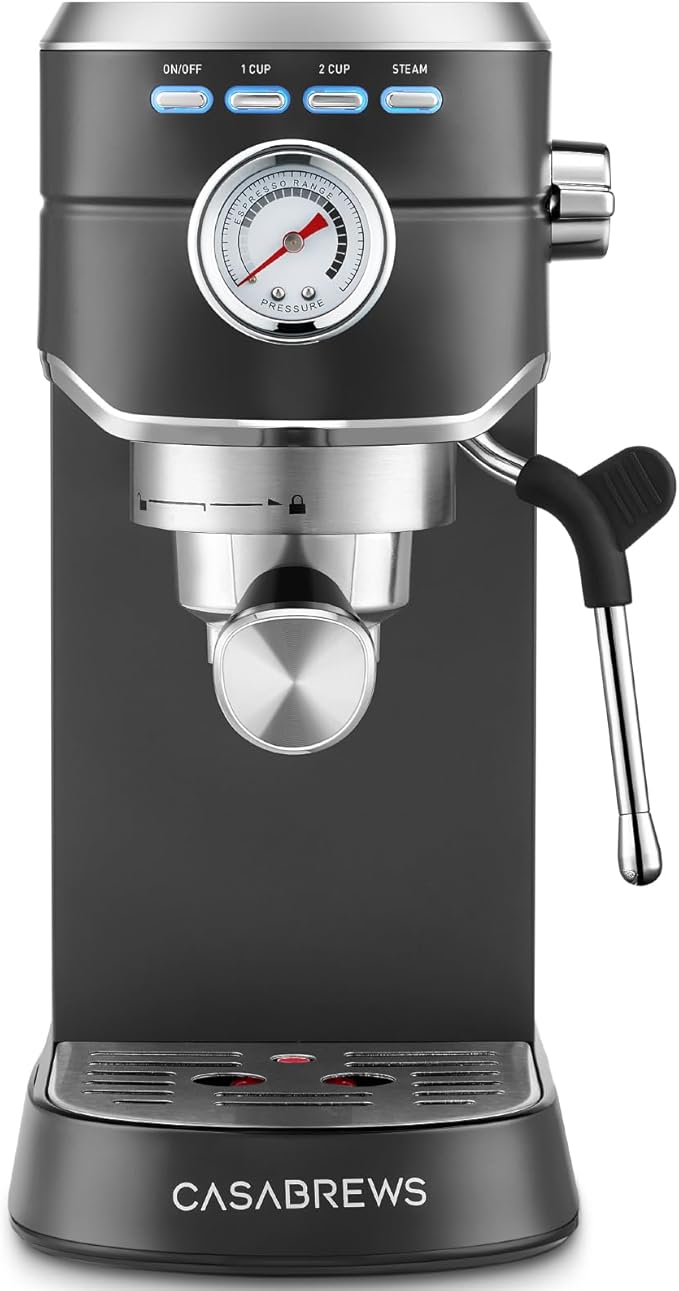 CASABREWS CM5418 Espresso Machine 20 Bar, Black