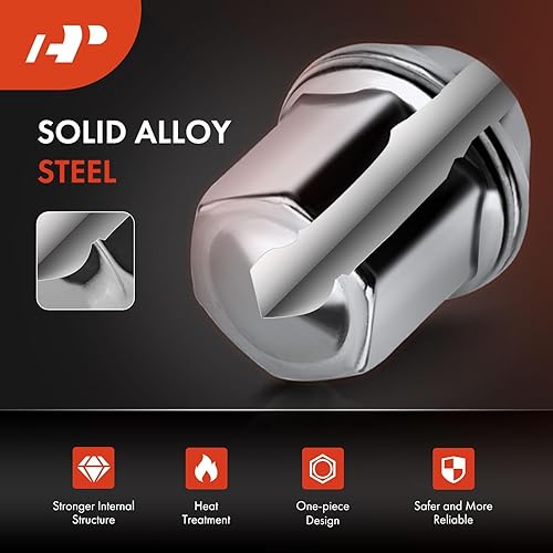 Miniatura 4 de A-Premium M14-1.50 Tuercas de rueda compatibles con Land Rover Range Rover Evoque/Velar LR2 Discovery Sport Jaguar F-Pace E-Pace 5 PC Set