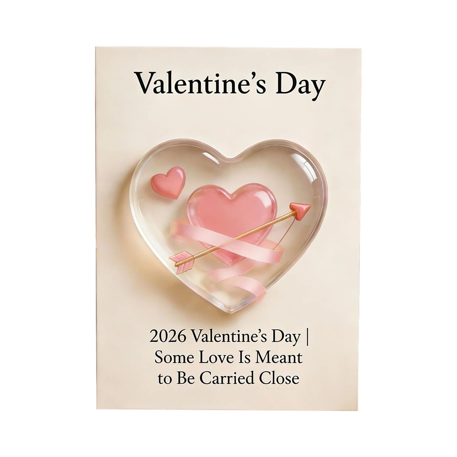 Generico St. Postcard | Romantic Heart Memorial | Pocket Postcards for Couples Distance – For Men Women Girlfriend Boyfriend Birthday New Year Wedding Office Party