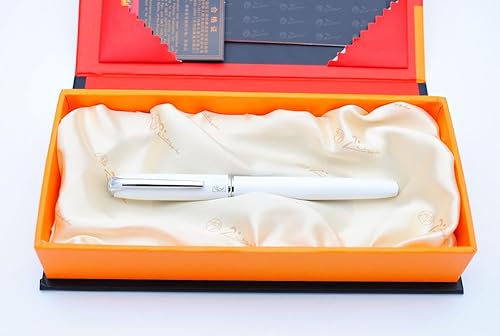 Miniatura 4 de Picasso 916 Malage Ultrafine Accounting Pluma estilográfica EF Nib Caja Original (blanco)