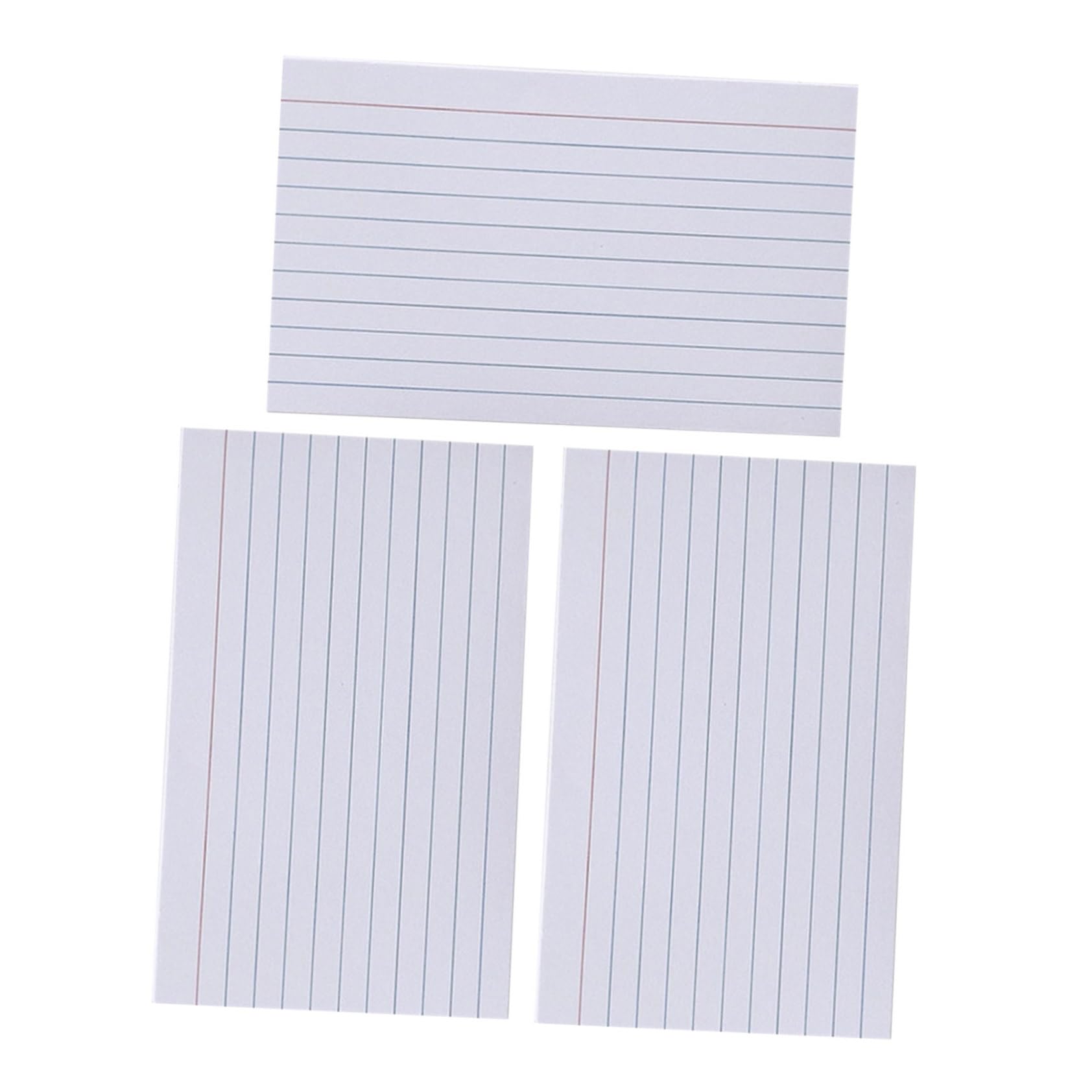 Gadpiparty 600stücke Doppelseitig Linierte Karteikarten Weiß Kleine Notizkarten Zum Lernen Für Schule Und Zuhause Mit Optimaler Papierdicke Und Glatter Oberfläche Für Müheloses Schreiben