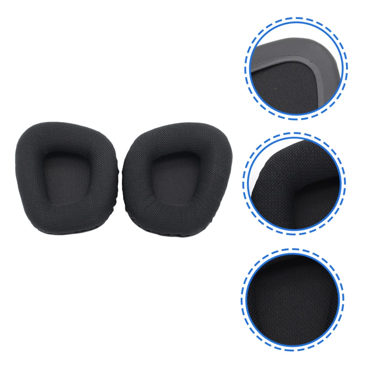 DOITOOL 4 Pares Fundas para Auriculares Orejeras Cubierta de Auriculares Almohadillas para Auriculares reemplazar Almohadillas para Orejas Caso de Auriculares Profesional