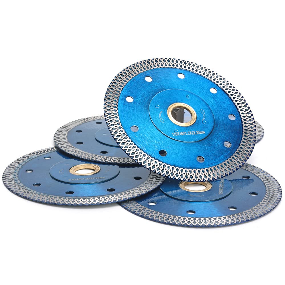 5Pcs/Lot Super Thin Tile Blade 4.5" Diamond Saw Blades for Granite Marble Ceramic Porcelain Tile