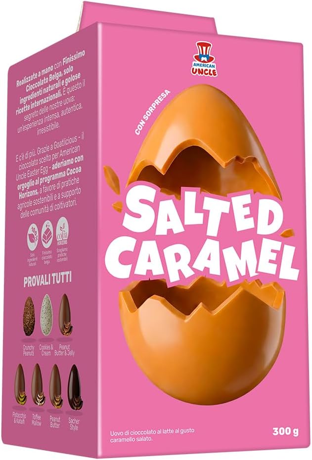 American Uncle Egg Salted Caramel 300g Salted Caramel Easter Egg