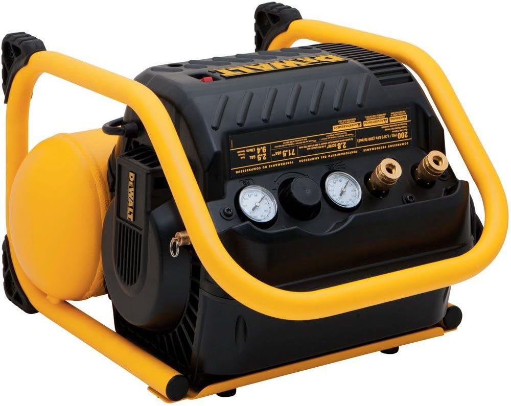 DEWALT Air Compressor for Trim, 200-PSI Max, Quiet Operation (DWFP55130)