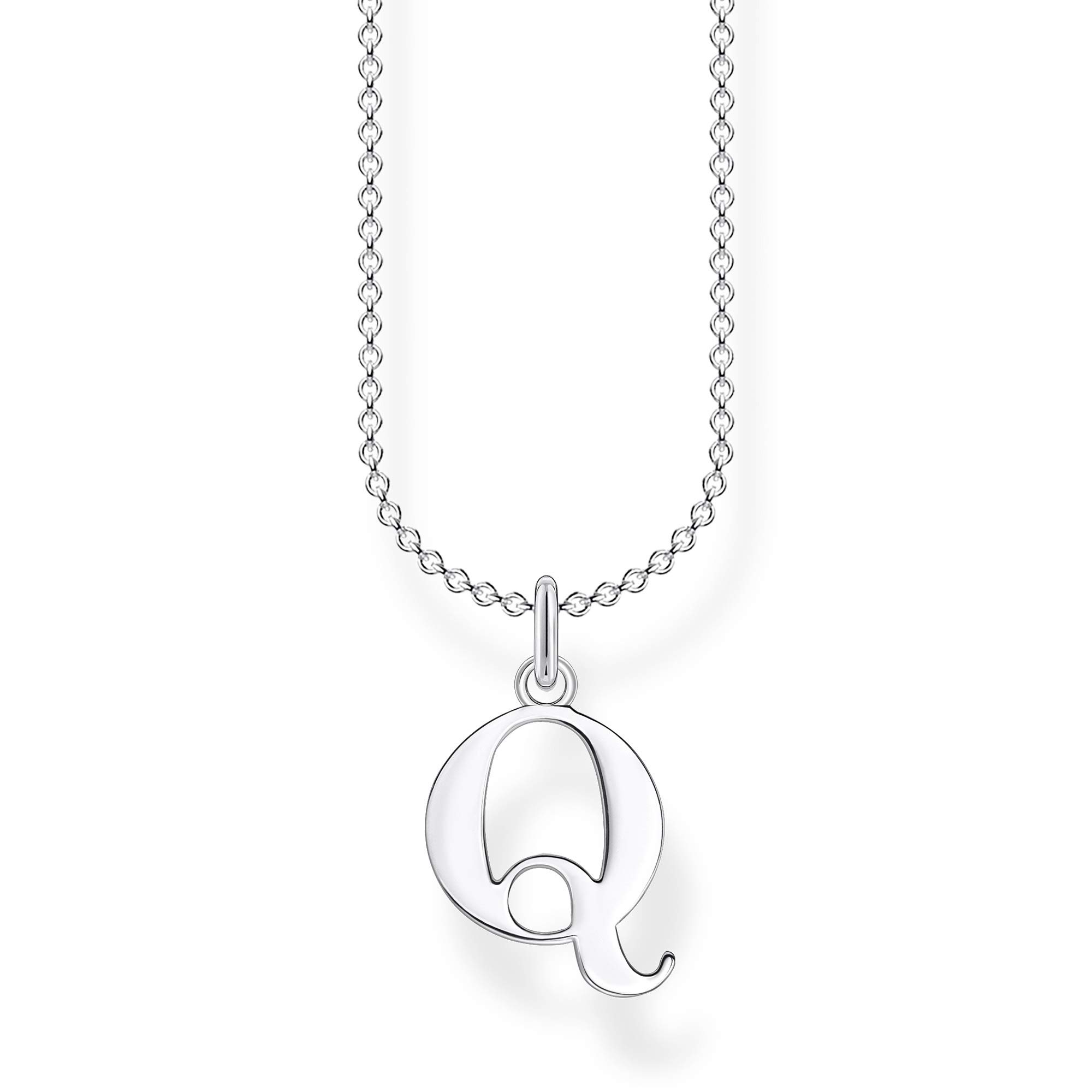 Thomas Sabo Necklace letter Q 925 Sterling Silver