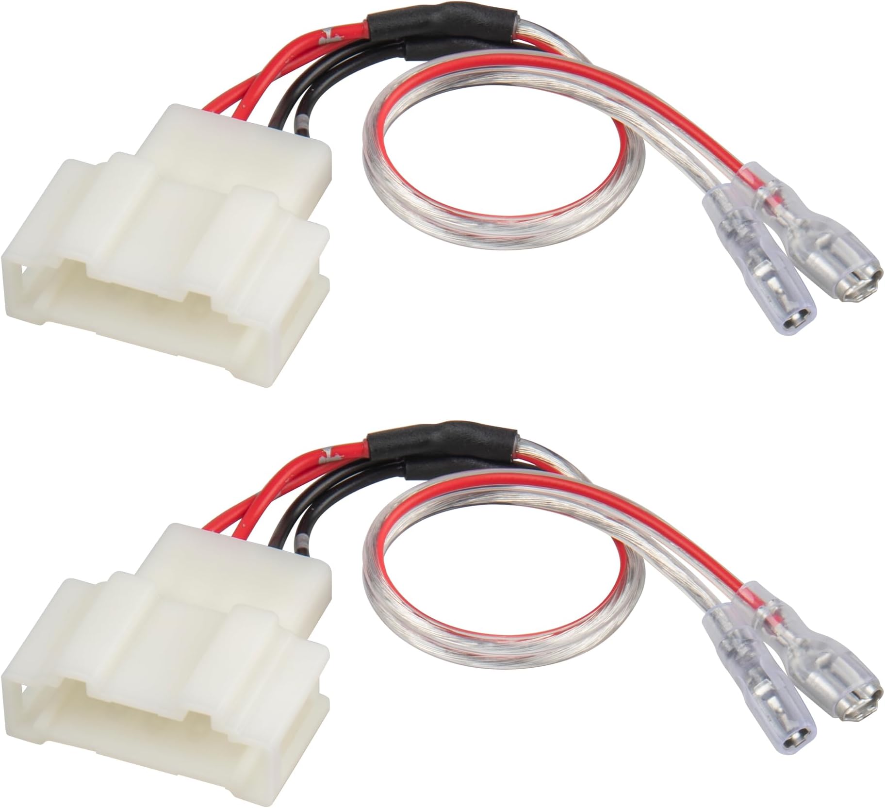 RED WOLF Door Speaker Wiring Harness Connector Plug Replacement for Volkswagen VW 2009-2018 Tiguan, 1999-2019 Golf, 1999-2016 Jetta, 1999-2019 Beetle, 1999-2019 Passat Install Car Speaker Wire Cable