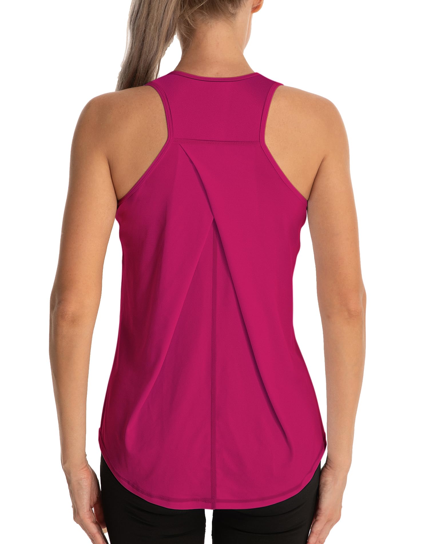 Gym Tops para Mujer Camisetas sin Mangas Yoga Fitness Camisetas Racerback Sports Top Mujer