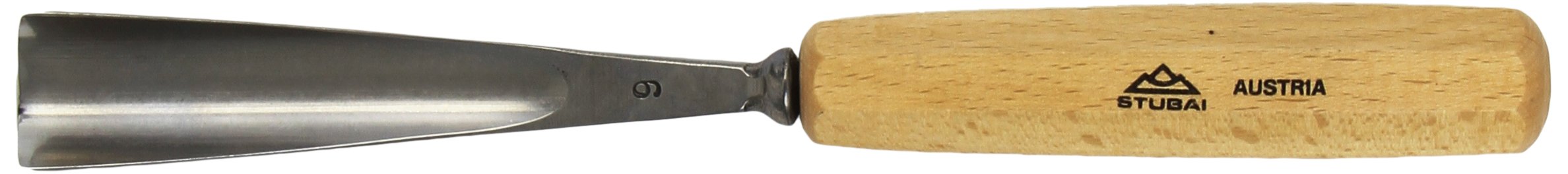 Stubai 550930 dłuto do rzeźbienia w drewnie typu 9, długość 30 mm