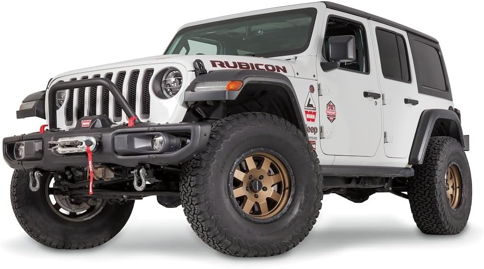 WARN 102350 Jeep JL OE Rubicon Front Bumper Grille Guard Tube, Mid-Height