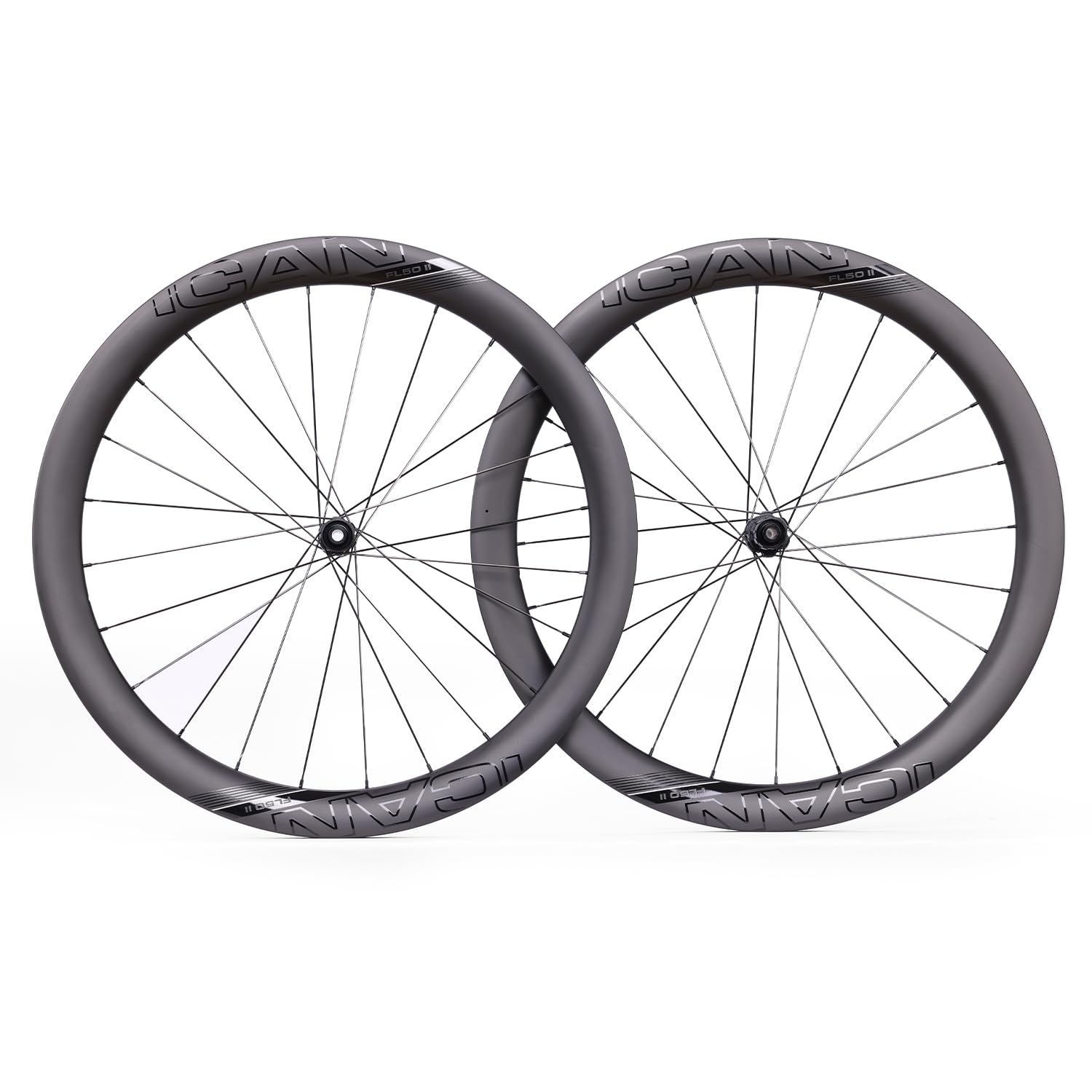 FL40/50 Max 1347 g/1370 g/1395 g zestaw kół wyścigowych węglowych 700C hamulec tarczowy 23 mm szerokość wewnętrzna Center Lock, opony druciane, kompatybilne z dętkami