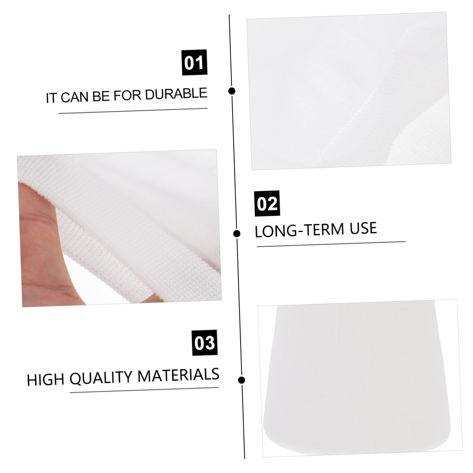 VANZACK 40piezas Calcetines De Nylon para Limpieza De Filtros Elásticos para Skimmers De Residuos y Suciedad Agua