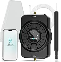 ZORIDA ACE 5S Cell Phone Signal Booster for Home & Office: Boosts 5G 4G LTE All U.S. Carriers, 72dB High Gain, Verizon AT&T T-Mobile, App Support FCC Approved