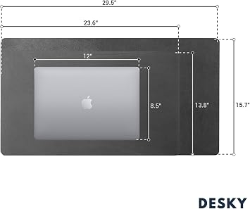 Desky Leather Desk Mat Medium