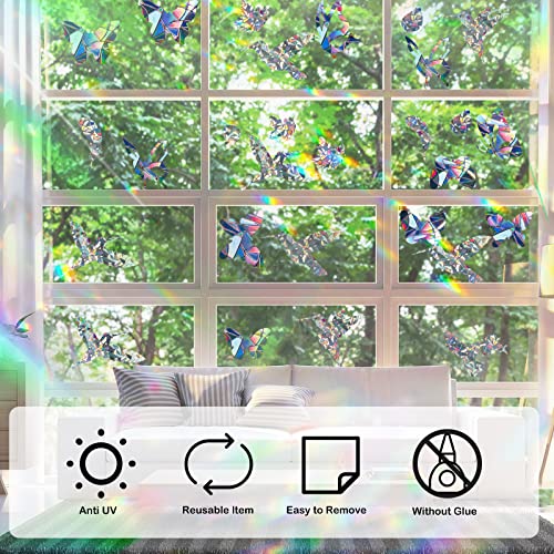 RYAUP® Suncatcher Lot De 39 Autocollants De Fenêtre - Grand Forat - Protection Contre Les