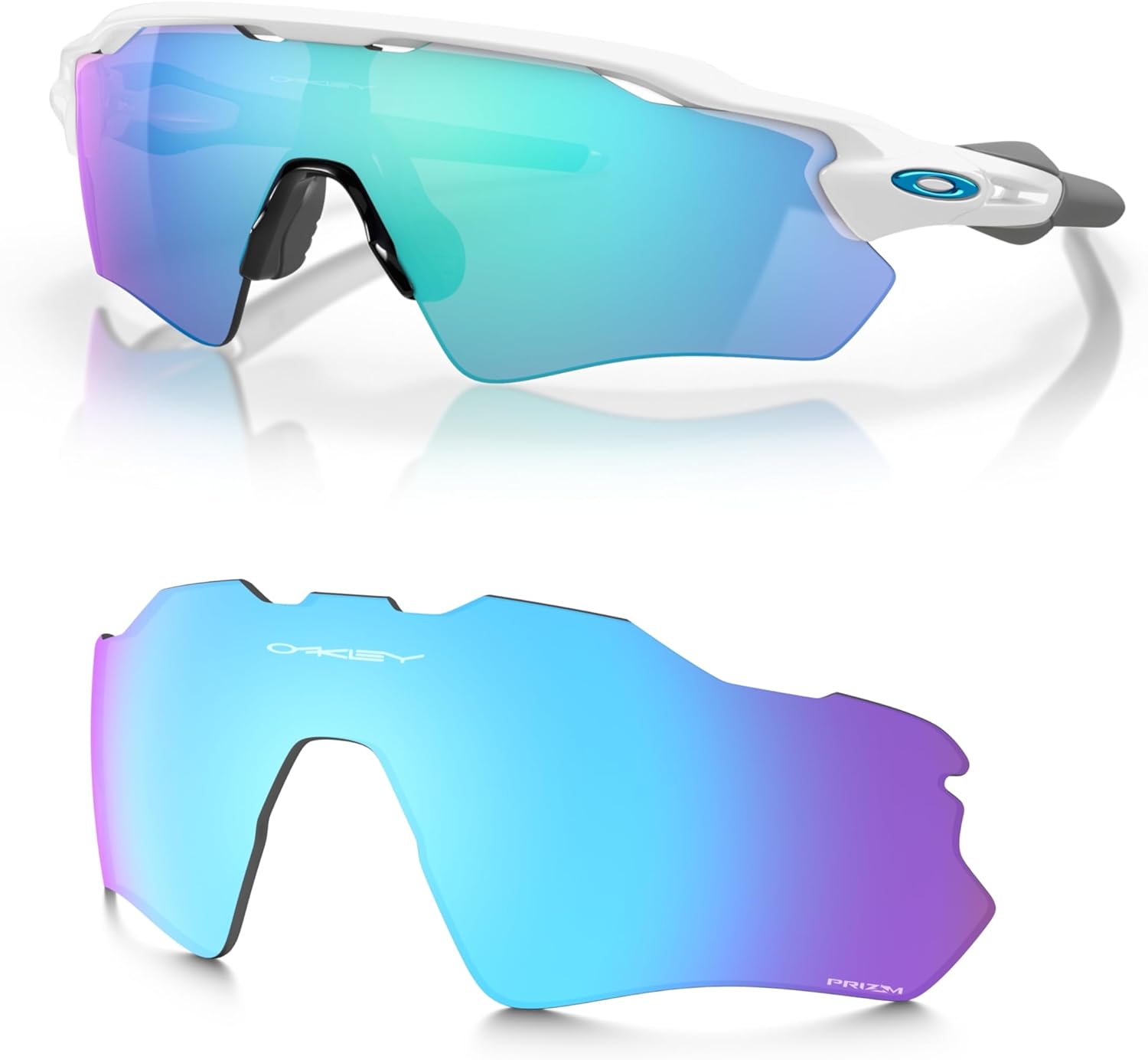 Oakley Original Radar EV Path OO9208 PRIZM Replacement Lenses For Men For Women+ Bundle Microfiber Pouch -FRAMES NOT INCLUDED