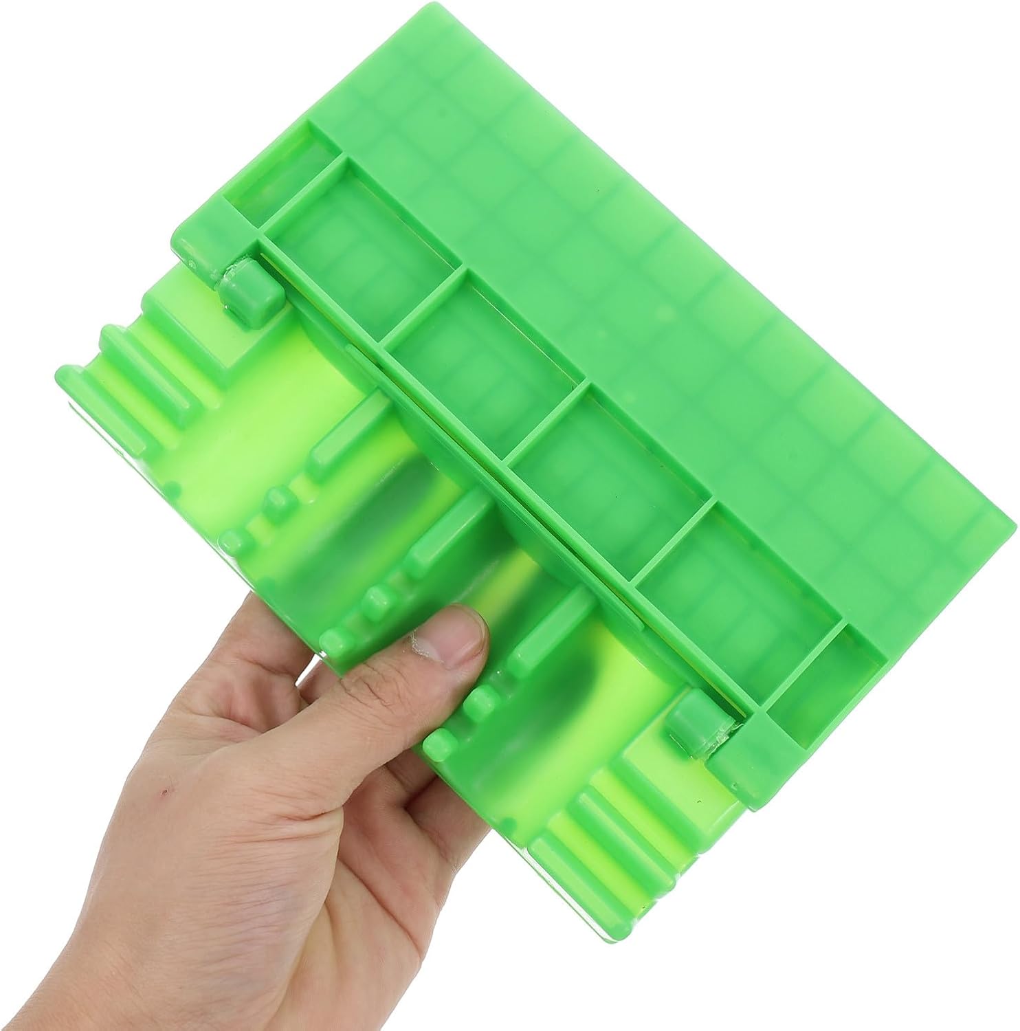 TIDTALEO Portable Bbq Skewer Maker and Skewering Machine for Outdoor Grilling, Green Plastic Meat Kebab Box Kitchen Cooking Gadget for Barbecue image 4