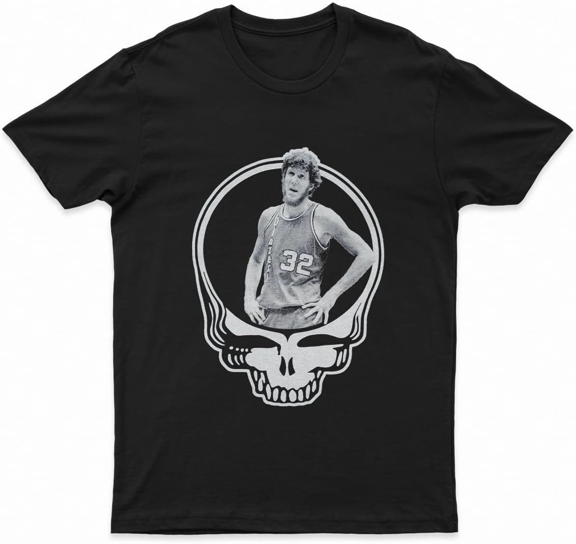 Vintage Bill Walton Shirt, Bill Walton HOF TShirt, 70s Graphic Tee