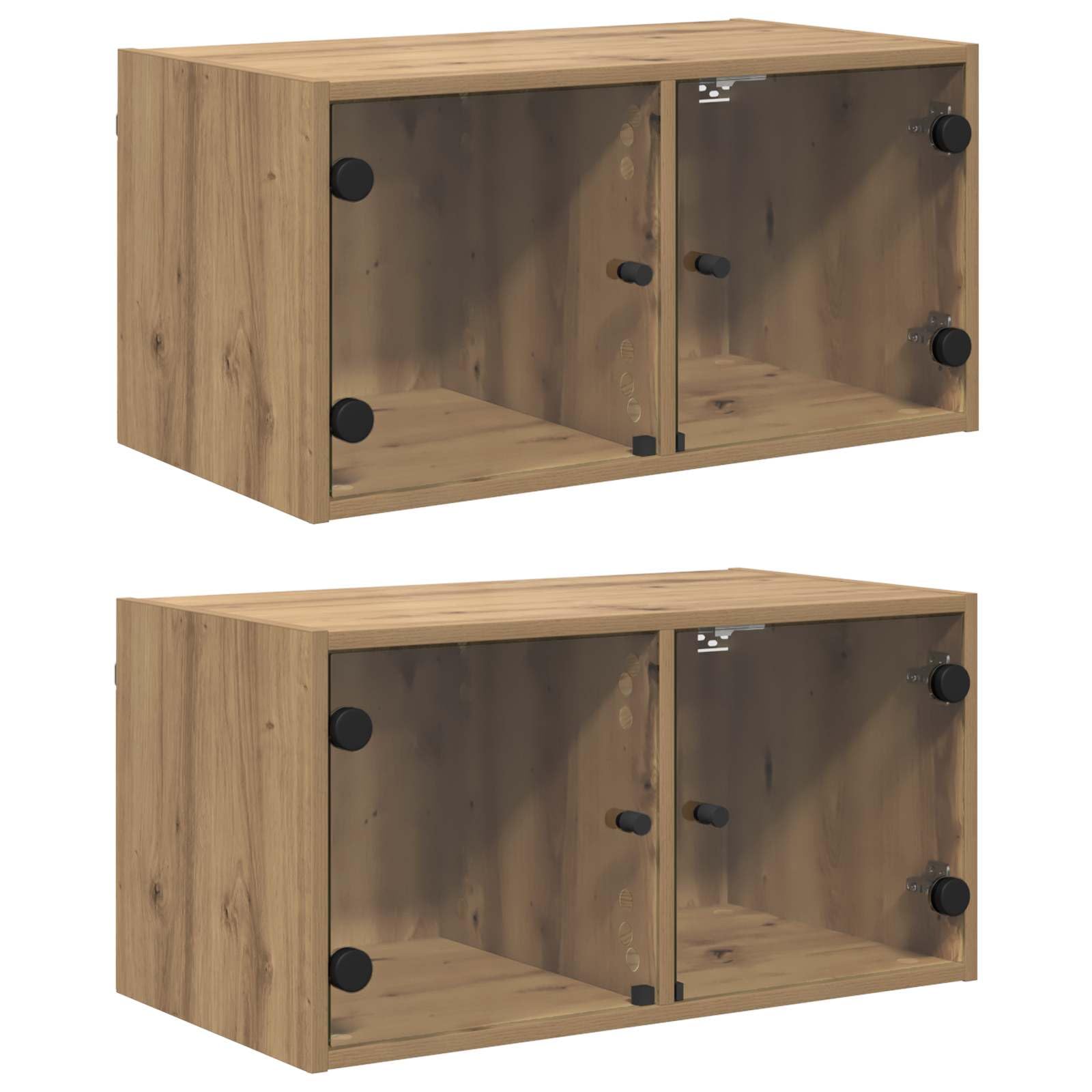 Armarios de pared 2 uds. 68 x 37 x 35 cm Madera Ingenierizada