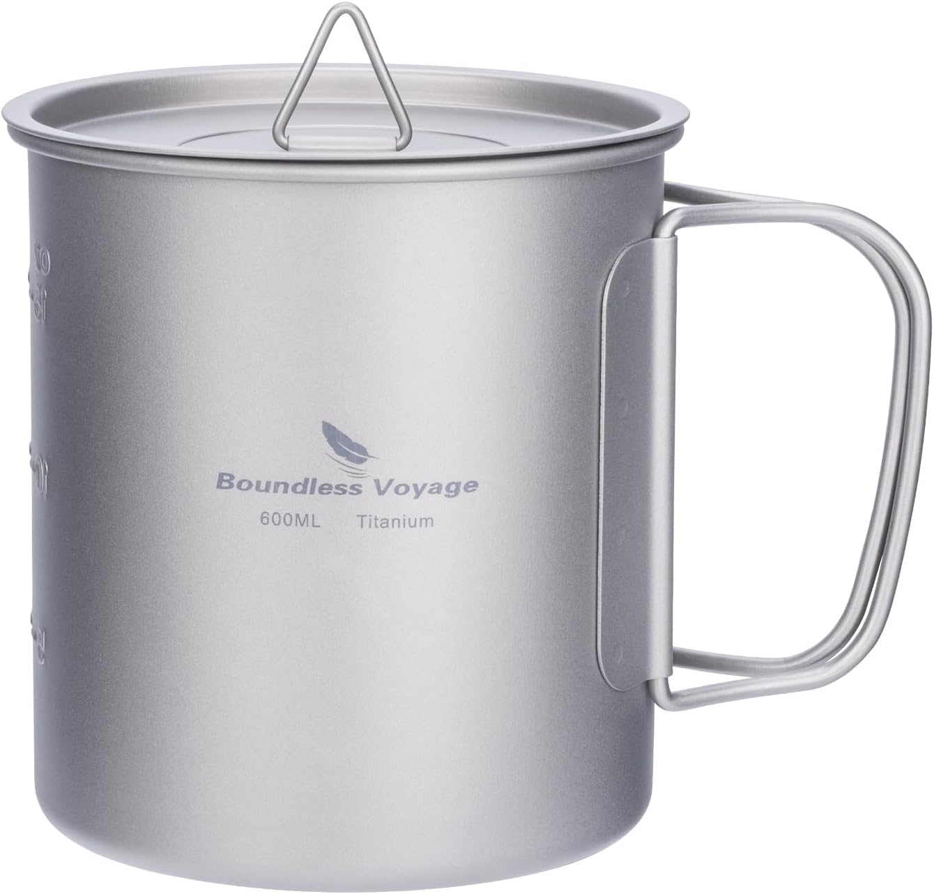 Amazon.com : Boundless Voyage Titanium Single Walled Mug Outdoor ...