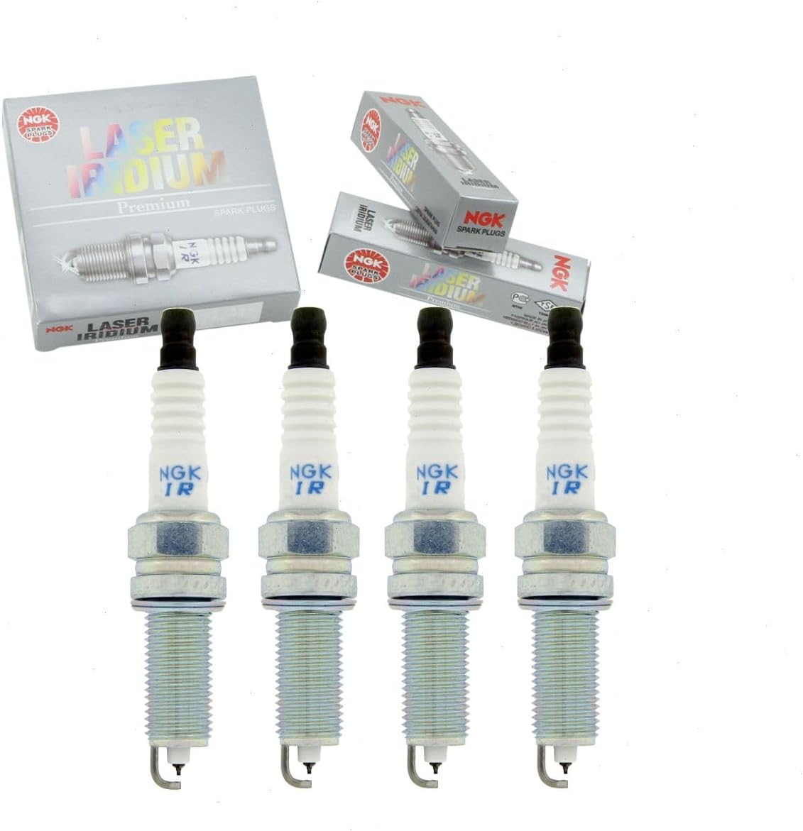 Amazon.com: NGK 93815 SILZKR6B10E Laser Iridium Spark Plug, Pack of 4 ...