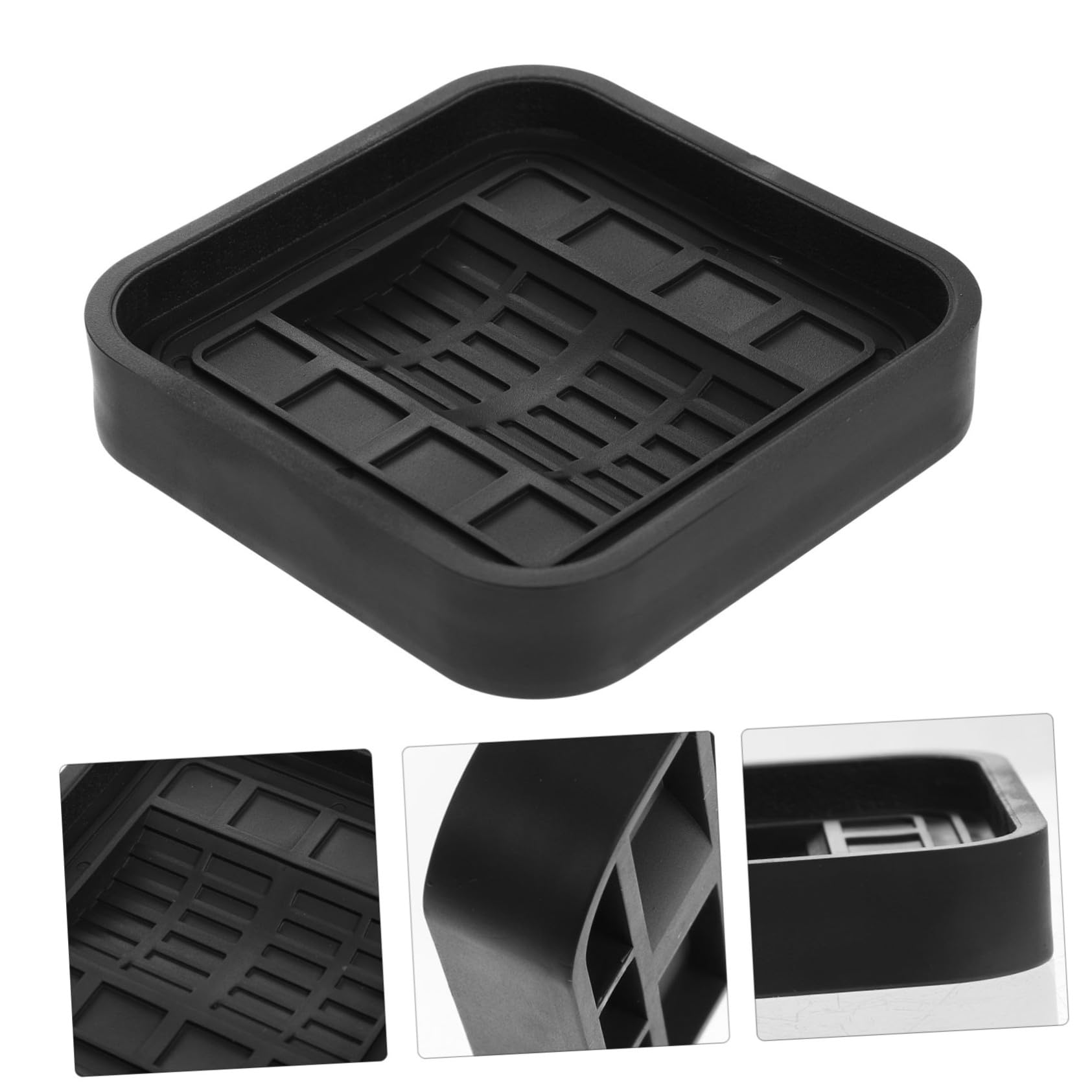 LIFKOME Set 8 Coppe Antiscivolo in Silicone per Ruote Mobili, Fermaruota per Divano Letto Sedia, Protezione Pavimenti in Legno Duro, Facili da Installare e Resistenti
