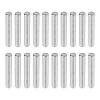 Vista 41 de MroMax 100 pasadores cilíndricos de acero inoxidable 304 M1.0.197 x 0.236 in, clavijas de soporte de estante para dispositivos metálicos