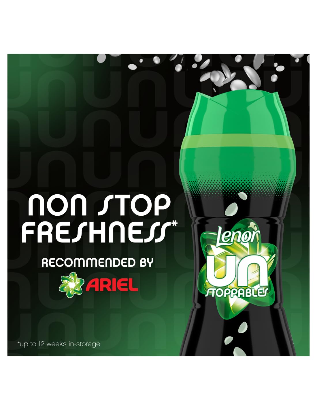 Lenor Instoppables Scent of Ariel 6x495g, Les perles parfumées assurent une fraîcheur durable jusqu"au prochain lavage