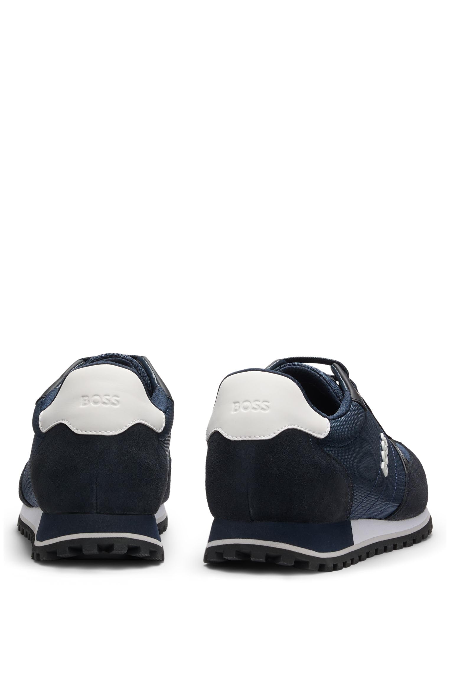 BOSS Herren Parkour-L Runn Sneakers mit Logo-Details und Details aus Kunstleder Größe