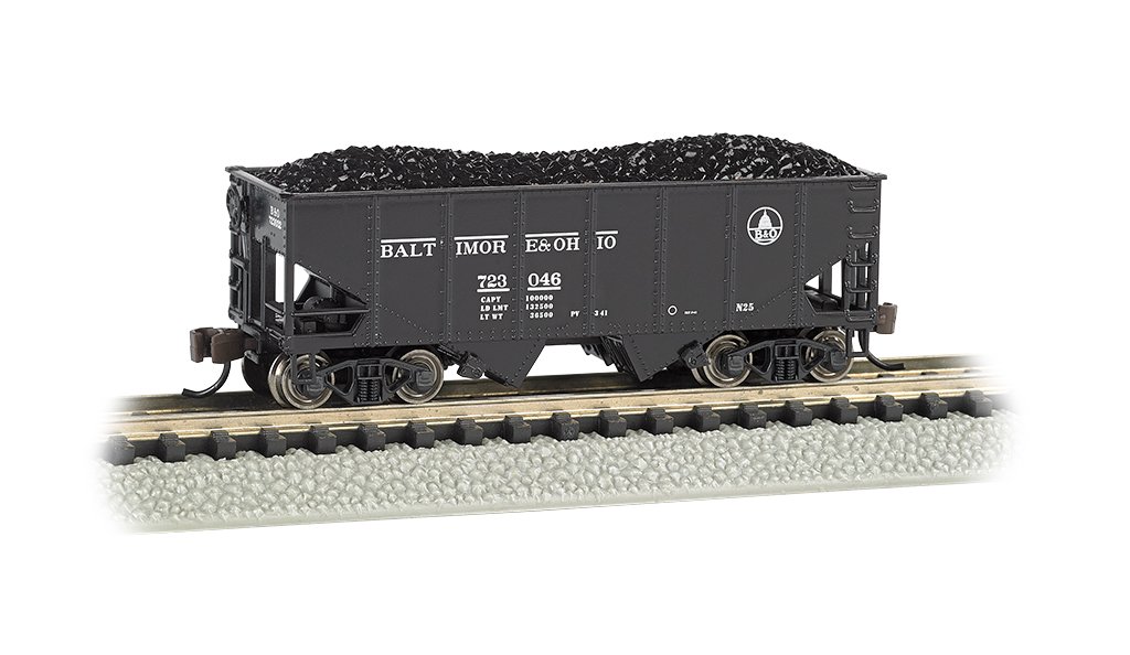 BACHMANNUSRA 55-Ton 2-Bay Hopper Car - B&O® #723046 - N Scale
