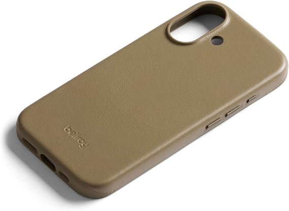 Bellroy Phone Case for iPhone 17 (Leather Phone case) - Khaki