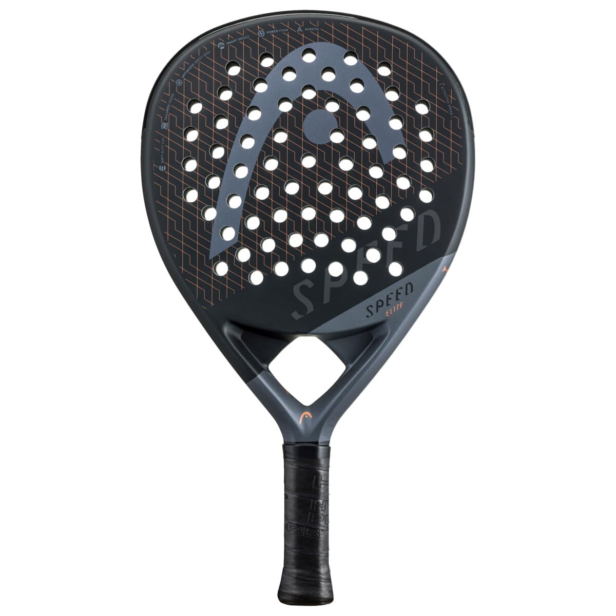 Head Speed Elite 2023 Raquette de padel, noir/gris