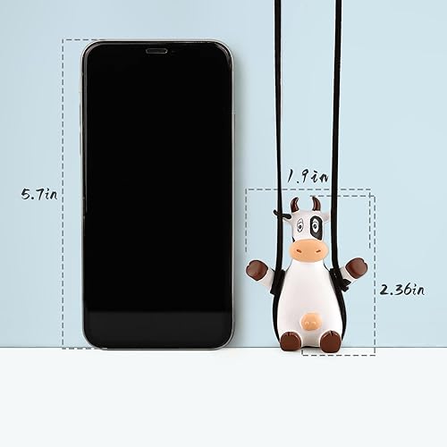 Miniatura 5 de YGMONER Accesorios para colgar en el espejo retrovisor del interior del coche de vaca oscilante (vaca)