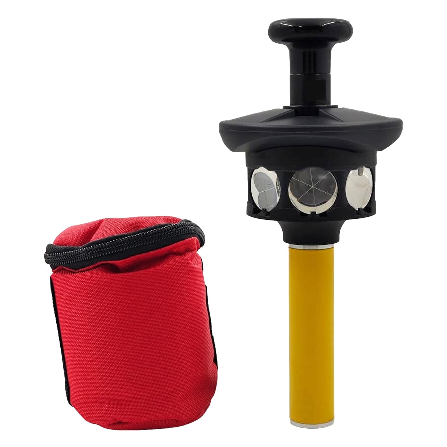 360 Degree Prism ATP3 Surveying Prism Replacement for Trimble Robot S8 S6 360° Total Station Prism Reflector, Joint 5/8" x11 Thread (Copper Coated)