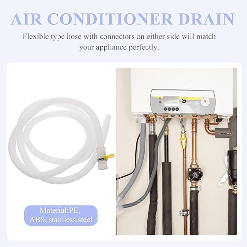 Miniatura 9 de Mangueras de lavadora portátil para lavadora de aire acondicionado, drenaje de manguera portátil, kit de drenaje de aire acondicionado, tubo para