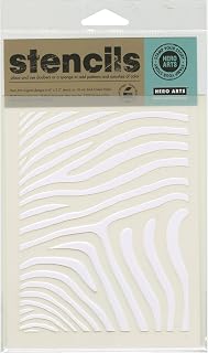 Hero Arts Zebra Stripe Stencil