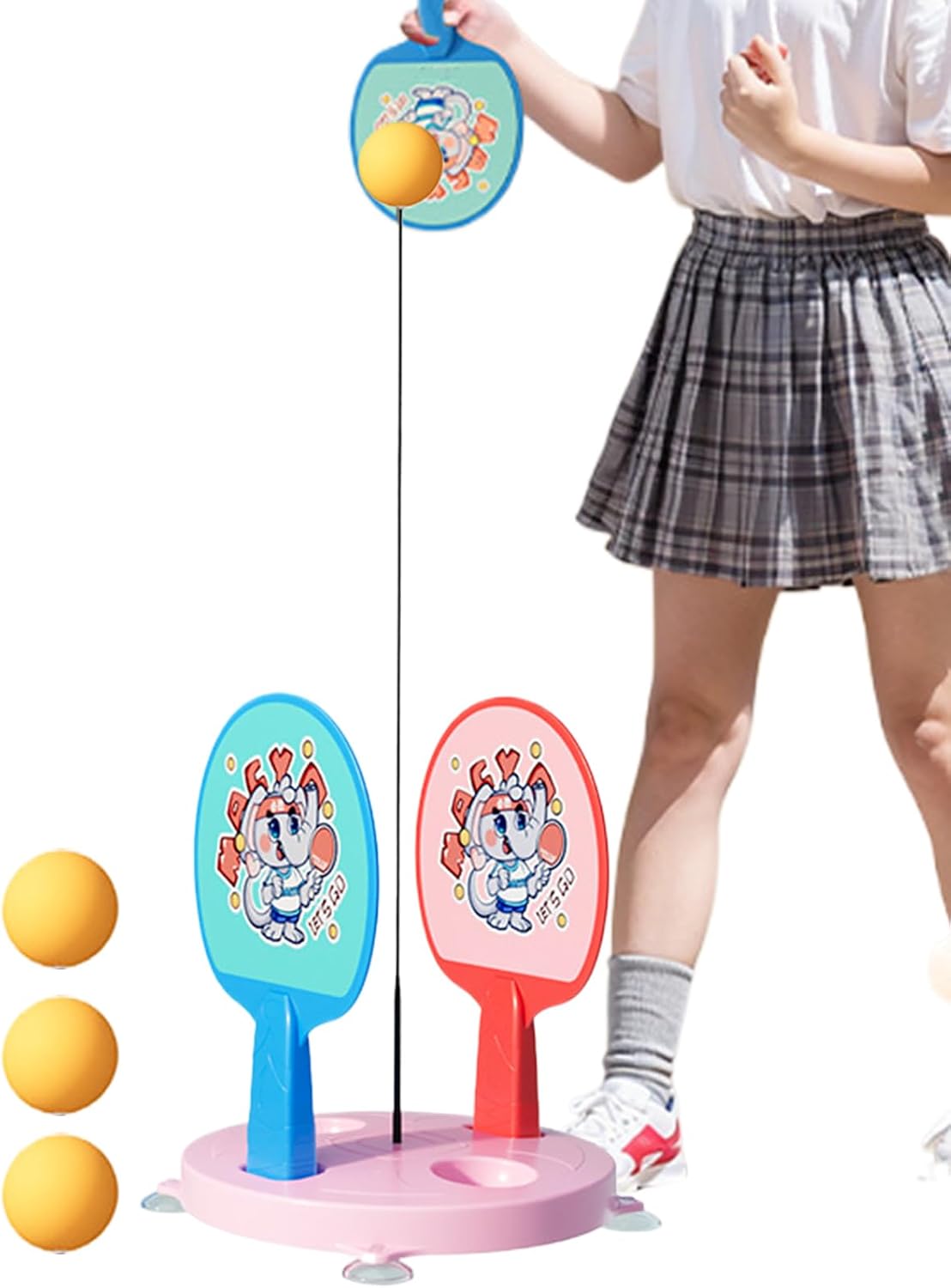 Table Tennis Training Equipments Portable Interactive Single